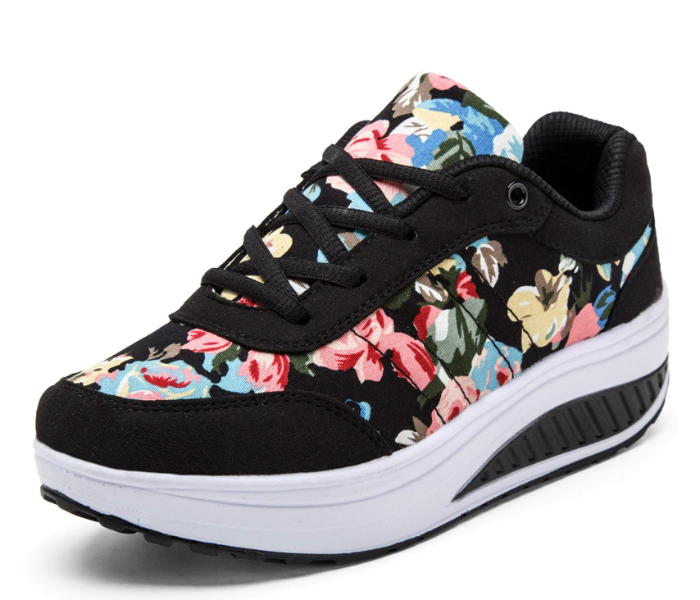New Women Fashion Sneakers Femme Comfortable Shoes EU-41 -Black