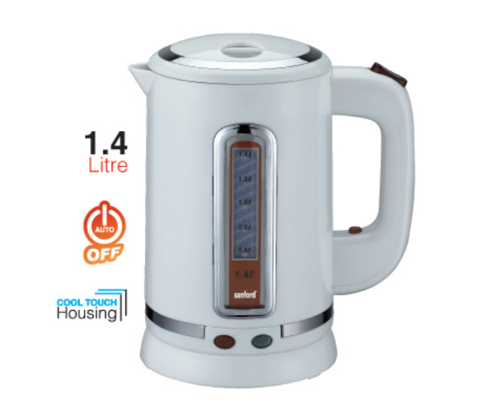 Sanford SF842EK 1.4 Litre Electric Kettle - White  - Similar Product Imag - ID 54755