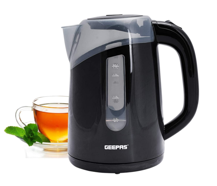 Geepas GK38027 1.7L Plastic Kettle - Black  - Similar Product Imag - ID 54494