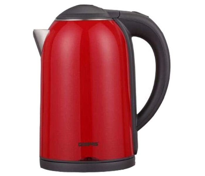 Geepas GK38013 1.7L Double Layer Electric Kettle - Red