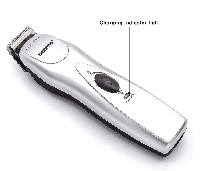 Geepas GTR34N Rechargeable Trimmer with Chromium Steel Blade