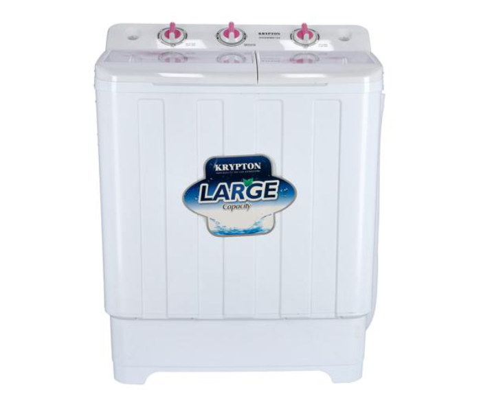 Krypton KNSWM6124 7.5 Kg Semi Automatic Washing Machine - White