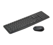 Logitech MK235 Wireless Keyboard and Mouse Combo - Black Front View - ID 61666