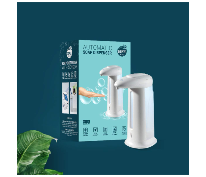Generic DZ772 3.3ml Automatic Soap Dispenser with Sensor Control - White   - Similar Product Imag - ID 61653