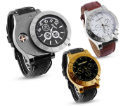 Cigarette Lighter Watch with USB Electronic Rechargeable - Multi Color