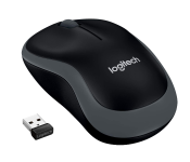 Logitech M185 Wireless Mouse Usb For Pc Windows Mac And Linux - Black Front View - ID 61705