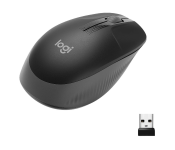 Logitech M190 FullSize Wireless Mouse Charcoal Image