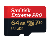 Sandisk SDSQXCY-064G-GN6MA 64GB Extreme Pro Micro SDXC Memory Card  - Similar Product Imag - ID 60411