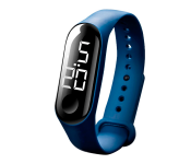 Digital Touch Screen Watch 1516 - Blue