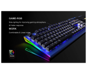 Sades Sickle RGB SideLighting Mechanical Gaming Keyboard Backlight Image