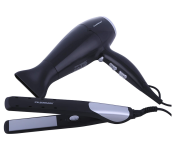 Olsenmark OMHC4074 2 in 1 Professional Hair Styler Kit – Black