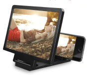 F1 Magnifying 3D Screen Amplifier Enlarged Screen Mobile Phone – Black 