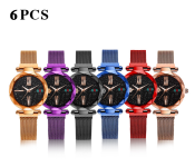 FLLi Star Sky Magnetic Mesh Strap Watch - Brown JA089 + FLLi Star Sky Magnetic Mesh Strap Watch - Black + FLLi Star Sky Magnetic Mesh Strap Watch - Purple + FLLi Star Sky Magnetic Mesh Strap Watch - Red + FLLi Star Sky Magnetic Mesh Strap Watch - Blue + FLLi Star Sky Magnetic Mesh Strap Watch - Gold 