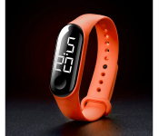 Digital Touch Screen Watch 1516 - Orange