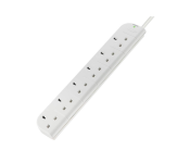 Belkin F9E600UK3M 3 Metre 6 Socket SurgeStrip - White  - Similar Product Imag - ID 64677