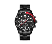 Curren 8028 Stainless Steel Analog Watch Set For Men - Black