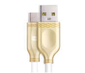 HeatZ ZCT26 2 Meter Metallic Smart Fast Type-C Cable - Gold