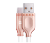 HeatZ ZCT36 3 Meter Metallic Smart Fast Type-C Cable - Rose Gold