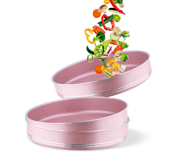 Avci HM Granitec 3 Piece Round Tray - Pink  - Similar Product Imag - ID 66244