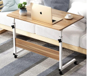 Adjustable Laptop Bed Stand Desk Computer Study Table - Brown