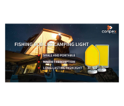 2 in 1 Out Door Camping Emergency Light - Yellow