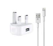 HeatZ ZA512 Single Port Fast Home Charger with Lightning Cable - White