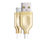 HeatZ ZCS36 3 Meter Metallic Smart Fast Micro USB Cable - Gold