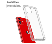 IP11 Anti-Scratch and Shock Proof with Durable Edges Made of Polyurethane Phone Case Compatible with iPhone 11- Transparent