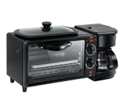 Olympia OE-1411 3 in1 Multifunction 1050W Breakfast Maker- Black  - Similar Product Imag - ID 68589