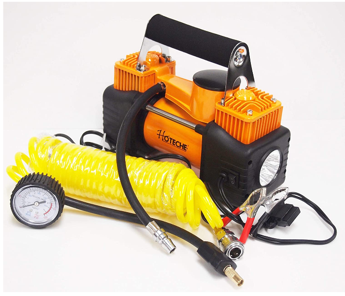 Hoteche 690005 Heavy Duty Mini Air Compressor - Yellow  - Similar Product Imag - ID 68173