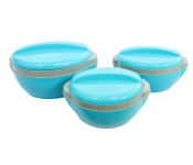 Princeware 3 Pieces Casserole Pluto Set - Blue-img11786202