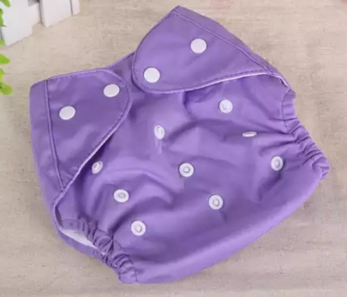 Vavas BPL03 Baby Daiper Cloth With Inserts - Purple  - Similar Product Imag - ID 68520