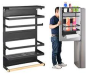Magnetic Refrigerator Storage Rack