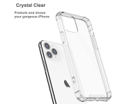 IP11PRO Reinforced Edges TPU Bumper Anti-Scratch and Shock Proof Cover Compatible with iPhone 11 Pro - Transparent