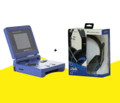 Oma A2 Headset For Play Station 4 - Blue + New GB Station Light II With 3D Colour - Blue 