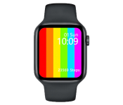 BSNL WTCH9 Smart Wristband Watch Magnetic Suction Charging Bluetooth Voice Bracelet With Two Straps - Black