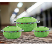 Nayasa 3 Pieces Nayasa Ambrosa Casserole - Green