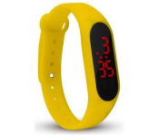 Jam Tangan LED Strap Rubber Jam JUNIOR Digital Unisex - Yellow