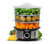 Geepas GFS63025UK 12 Litre Food Steamer - Black and Silver  - Similar Product Imag - ID 69428