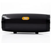 Portable Wireless Bluetooth Speaker LED Flash Style Outdoor Subwoofer Support FM Radio and TF Card- Black