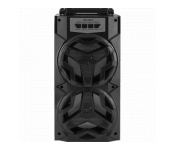 New QS-2201 Hi-Fi USB Support Portable Stereo Speaker with FM Radio - Black 
