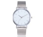 Elegant Loop Stainless Steel Unisex Wrist Watch - Silver