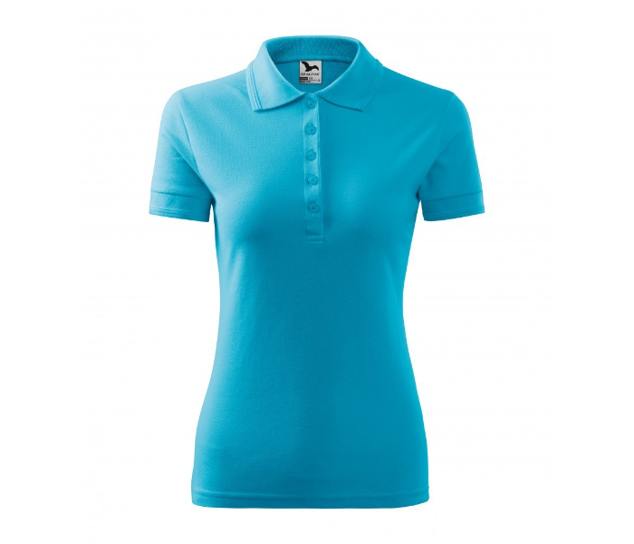 Nafoura Medium Polo T Shirt for Women - Torquise Blue