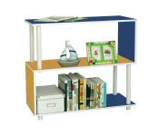 SH0000495 Flexi Storage Rack with 2 Compartment - Blue and Yellow