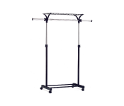 HG306 Coat Hanger - Black and Silver