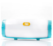 Portable Wireless Bluetooth Speaker LED Flash Style Outdoor Subwoofer Support FM Radio and TF Card- Green