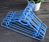 Royalford RF982-H6 6 Pieces Plastic Hanger Set - Blue  - Similar Product Imag - ID 27036