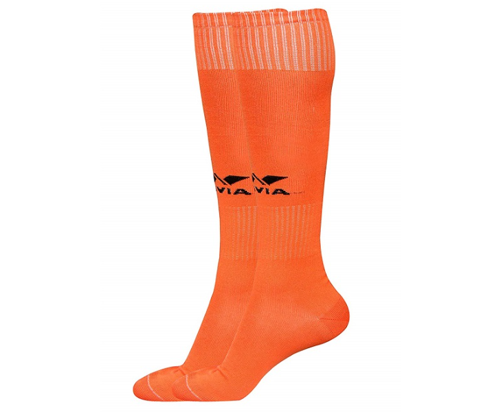 Nivia Long One Pair Football Socks for Adults - Orange   - Similar Product Imag - ID 72485