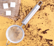 Royalford RF5925 7.2cm Stainless Steel Tea Strainer - Silver