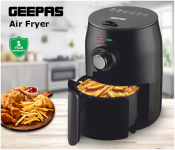 Geepas GAF37516 1.8 Litre 1000W Electric Mechanical Air Fryer - Black
